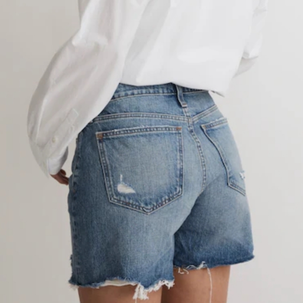 Madewell Relaxed Mid-Lenght Denim Shorts